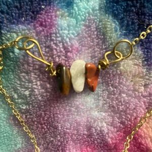 Custom Handmade Crystal Necklace - contains 3 stones!!!🧿🔮💕